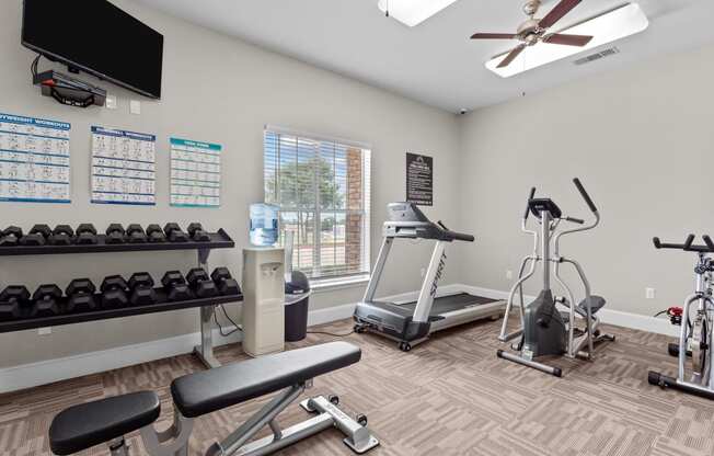 the gym at Southgate Glen