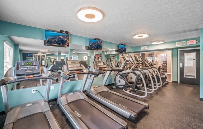 Fitness Center with Cardio Machines