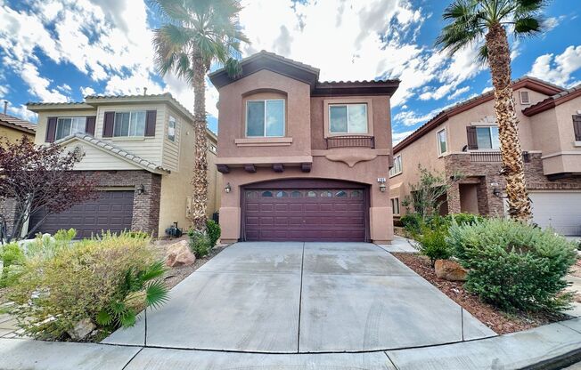 Rhodes Ranch guard gated golf course community home with a bedroom & full bath downstairs! Upstairs the home has an open & spacious loft! Very large master bedroom and bathroom with a huge closet!
