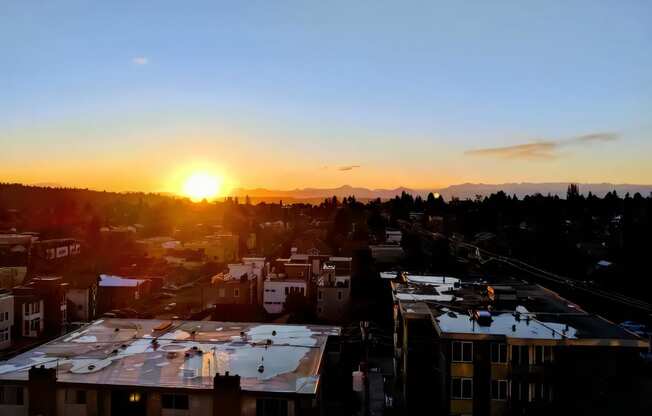 Ballard Lofts Outdoors Open Air Party Patio Perfect for Sunset Views