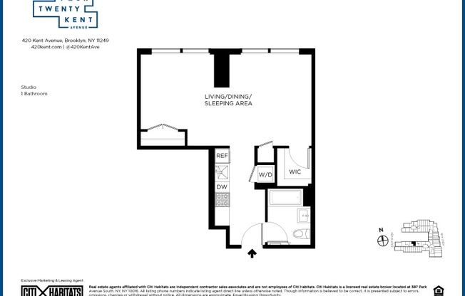 Studio, 1 bath, $4,092, Unit 449