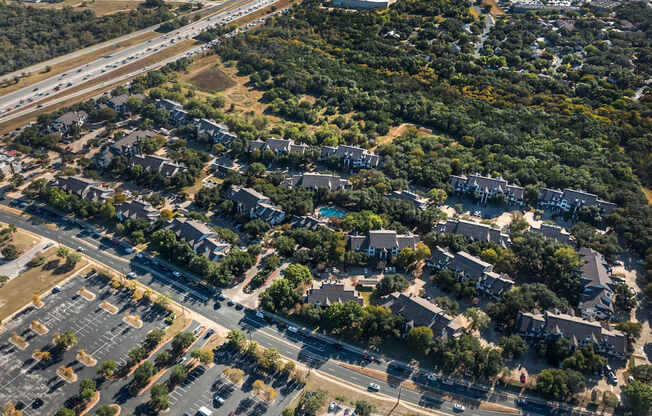 Arial View Of Community Amenities at Sedona Springs, Austin, 78749