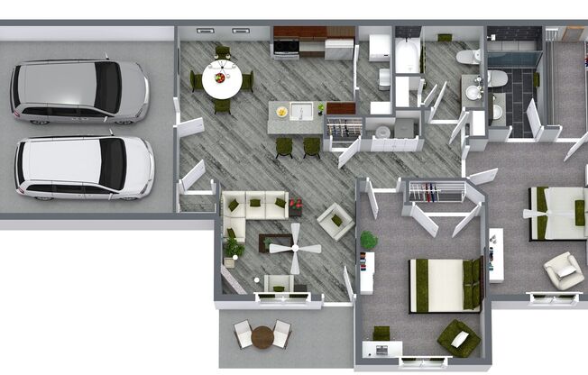 2 beds, 2 baths, 1,195 sqft, $2,250