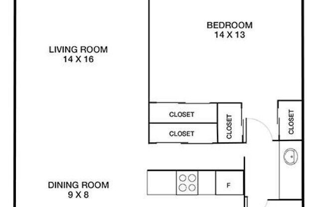 1 bed, 1 bath, 764 sqft, $2,860