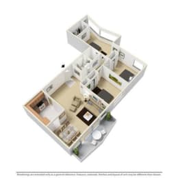 3 beds, 1.5 baths, 1,050 sqft, $1,134