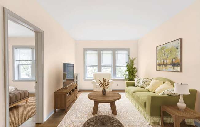 Wolcott Court Living Room