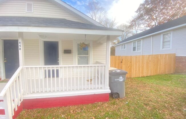 1bd/1ba 2021 Renovated Duplex near Downtown Kannapolis & Hwy 29