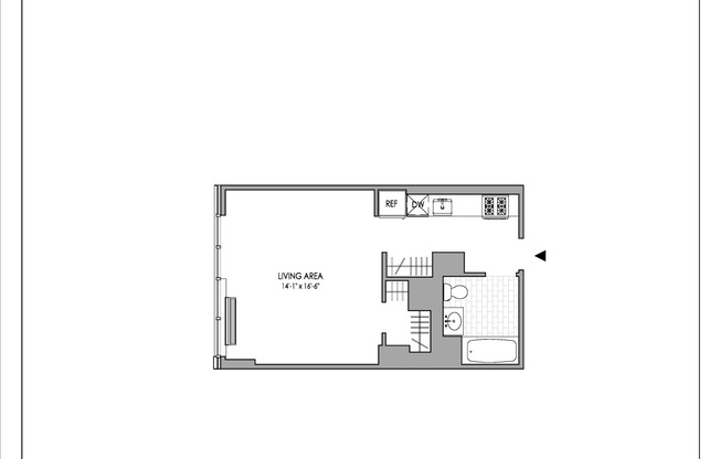 Studio, 1 bath, $3,745, Unit 2005