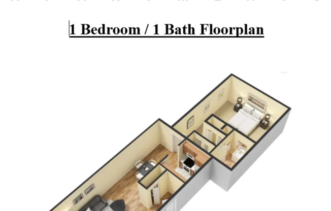 1 bed, 1 bath, 750 sqft, $950, Unit 16D