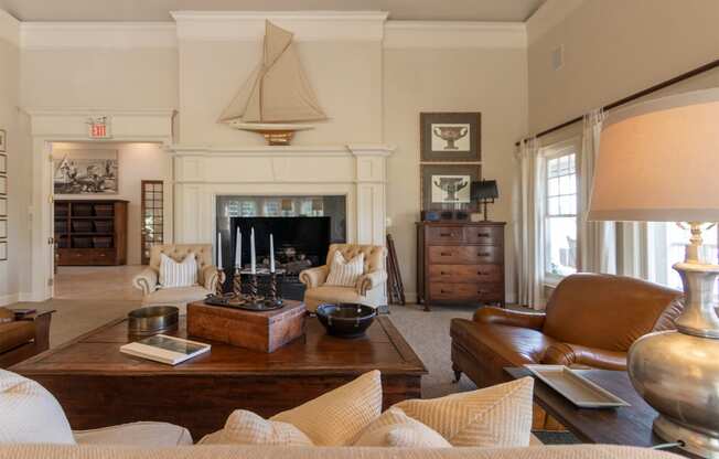 This is a photo of the clubhouse piano room at Nantucket Apartments in Loveland, Ohio.