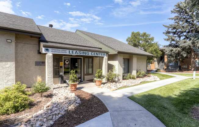 Our Leasing Office at Greentree Village Apartments in Denver, Colorado