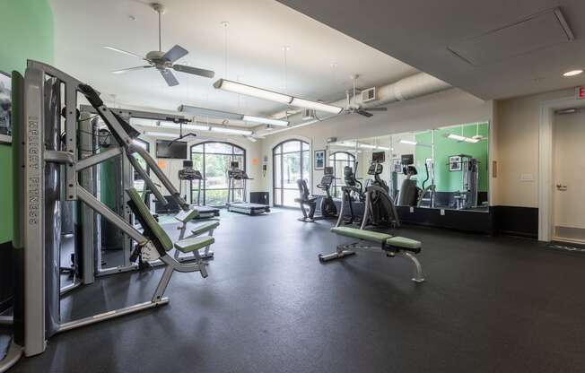 Fitness Center at The Villagio Apartments, North Carolina, 28303
