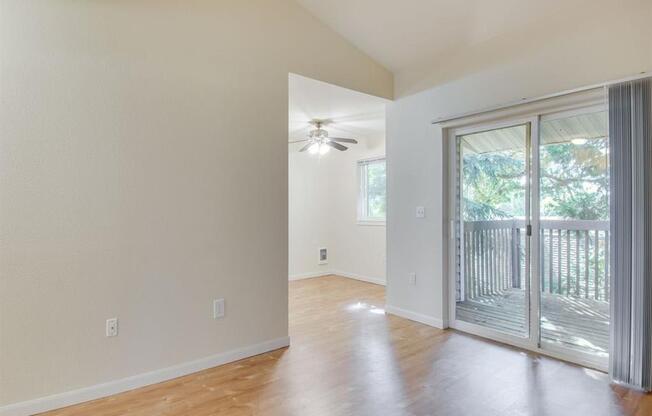 Sliding Door and Living Room