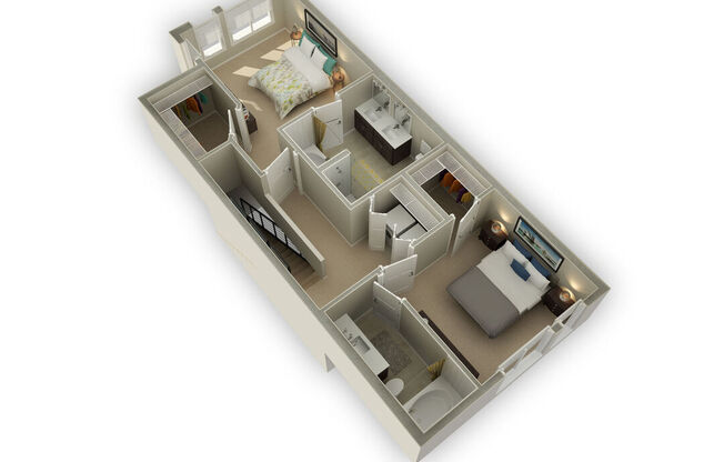 2 beds, 2 baths, 1,287 sqft, $2,508