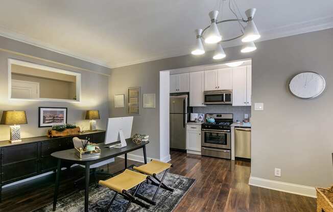 Alden Park model apartment.