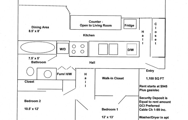 Suite A Floorplan