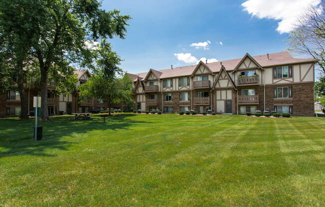 Lush Green Outdoor Spaces at Polo Run Apartments, Indiana