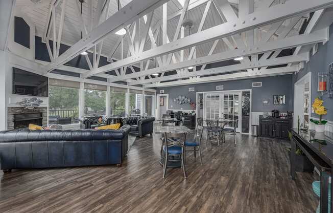 Clubhouse  with sitting space at Harpers Point Apartments, Cincinnati, Ohio
