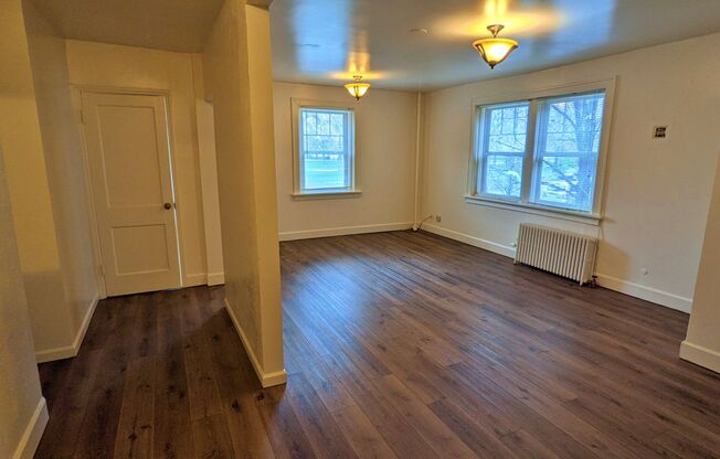 Historic Spacious 2 Bed 1 Bath with Study across City Park! Water/Heat/Trash/Sewer Included! Off Street Parking