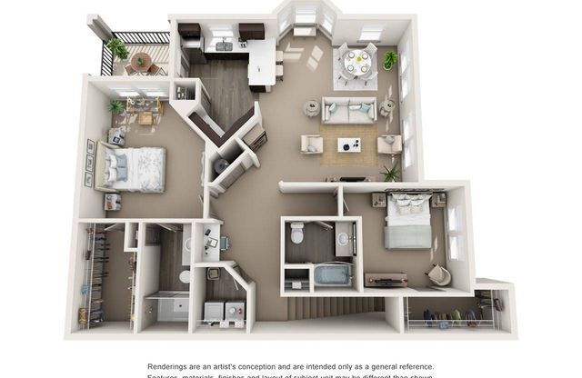 2 beds, 2 baths, 1,436 sqft, $2,152