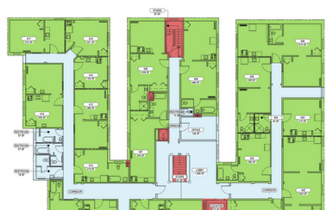 Studio, 1 bath, 262 sqft, $625, Unit 407