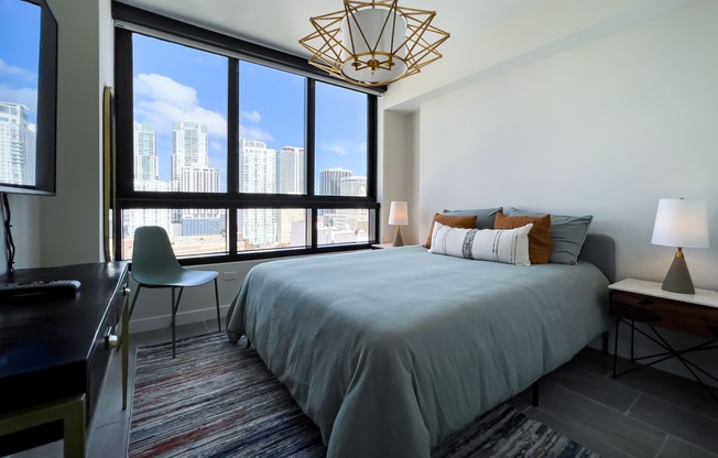 Second Bedroom with Incredible View | Grand Station Miami