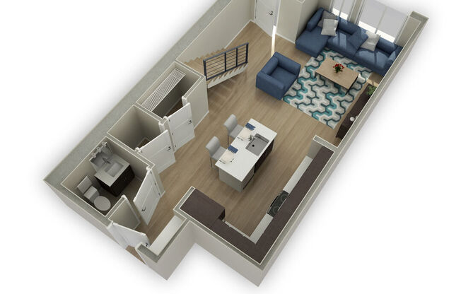 2 beds, 2 baths, 1,287 sqft, $2,508