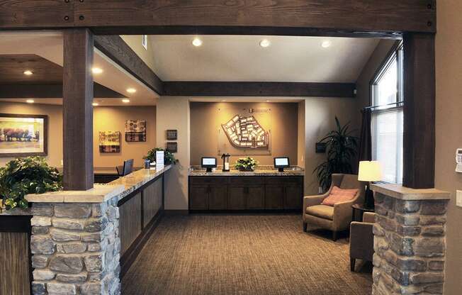 Leasing Office at Redstone Ranch Apartments Denver, CO in Green Valley Ranch