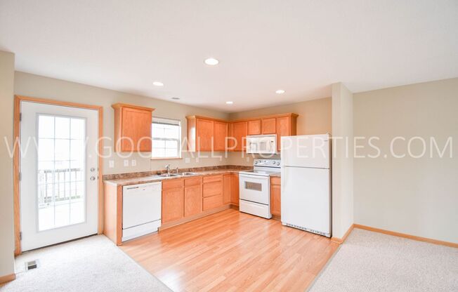 2 Bedroom, 2.5 Bathroom Townhome with two car garage.
