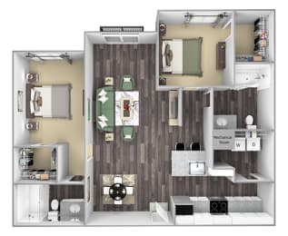 2 beds, 2 baths, 1,218 sqft, $1,910
