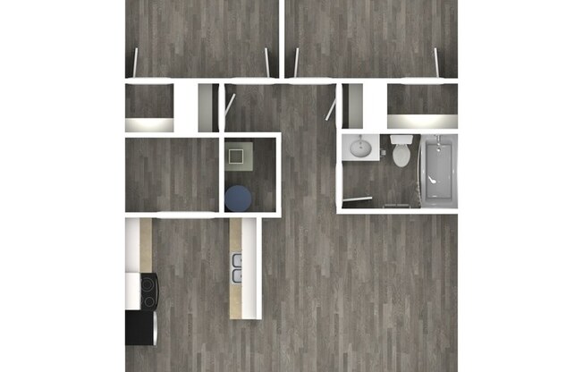 2 beds, 1 bath, 900 sqft, $829