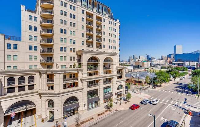 Satori Apartments Exterior Building and Street