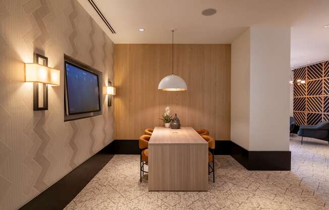 Photo of lobby seating