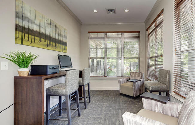 Resident Lounge at Owings Park Apartments, Maryland, 21117