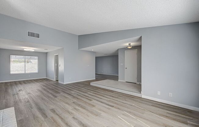 Beautifully redone 4 bedroom single story home with large yard
