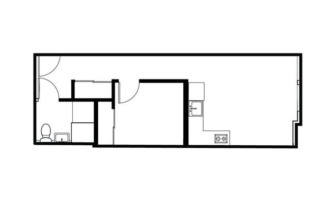 1 bed, 1 bath, 550 sqft, $1,375, Unit 804