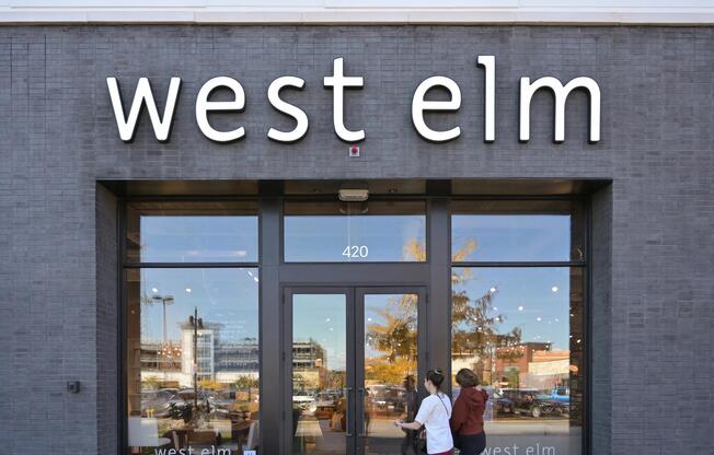 West Elm at Legacy Place offers access to contemporary furnishings, home décor, and design inspiration just minutes from The Avens at Dedham.
