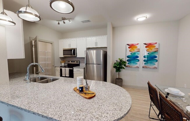 Hamilton at Lakeside granite countertops