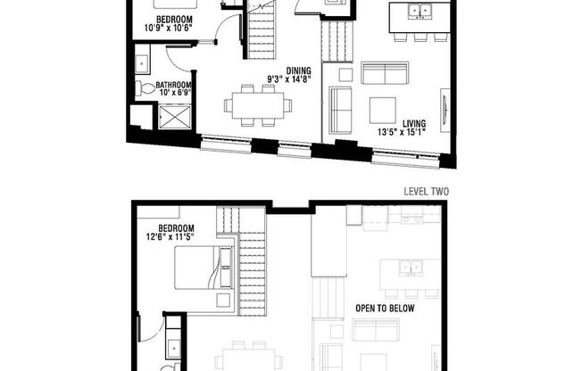 2 beds, 1.5 baths, 1,097 sqft, $2,375, Unit 102