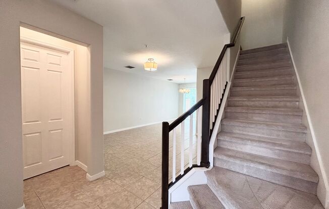Stylish 3/2.5 Townhome with Open Floor Plan, Garage & Patio in Gated Community