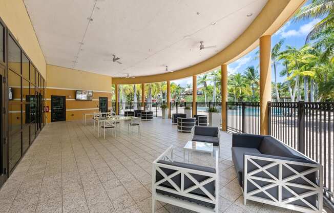 the lobby or reception area at the resort at longboat key club