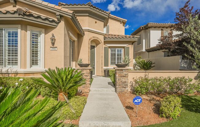 This Exquisite, 4 Bedroom Single Story Home Is Located In The Highly Desirable Red Rock Community.