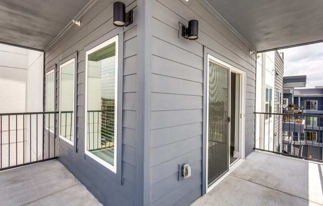 Large Balconies at The Prescott Luxury Apartments in Austin, TX