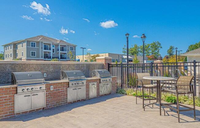 BBQ Area at Heritage Court, Ewing, New Jersey