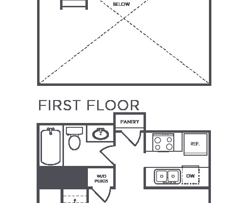 Studio, 1 bath, 676 sqft, $1,285