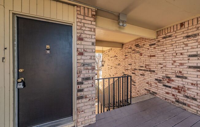 Updated Two Bedroom and One and Half Bathrooms apartment upstairs in the Cultural District!
