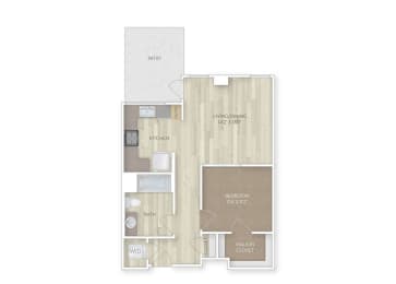 1 bed, 1 bath, 671 sqft, $2,890