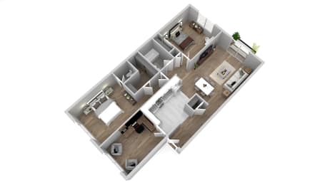 2 beds, 1.5 baths, 1,000 sqft, $3,065