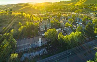 Drone View at Waterscape, Fairfield, California