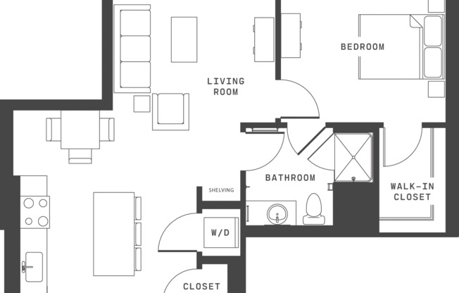 1 bed, 1 bath, 780 sqft, $2,940, Unit 4105